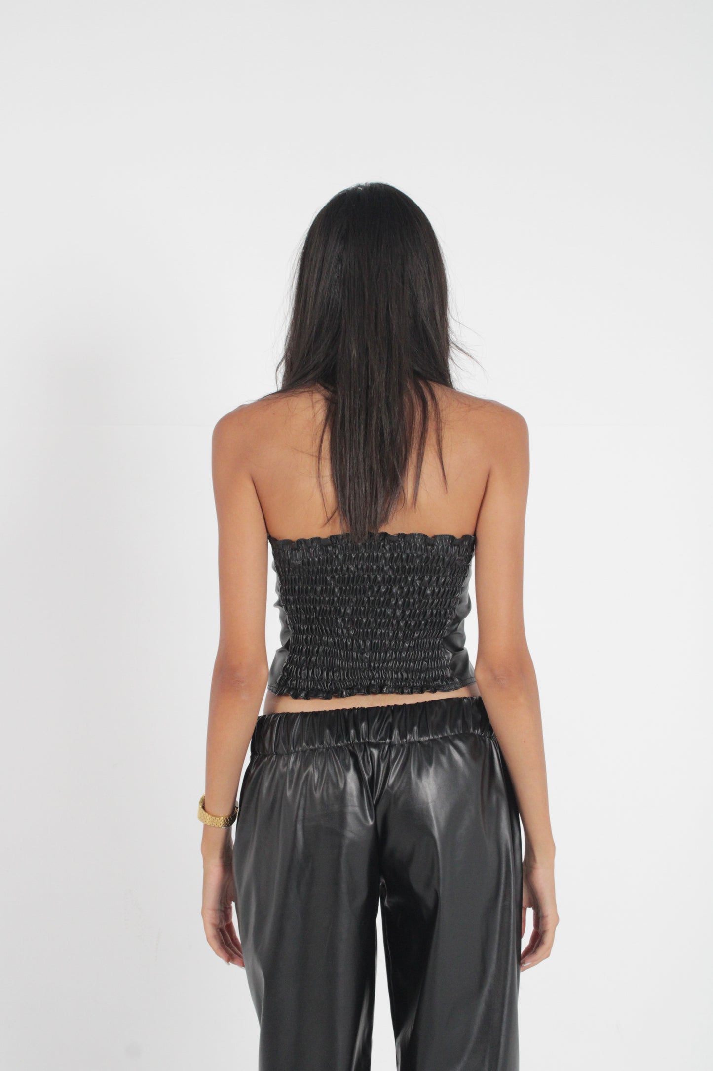 Leather Halter Vest