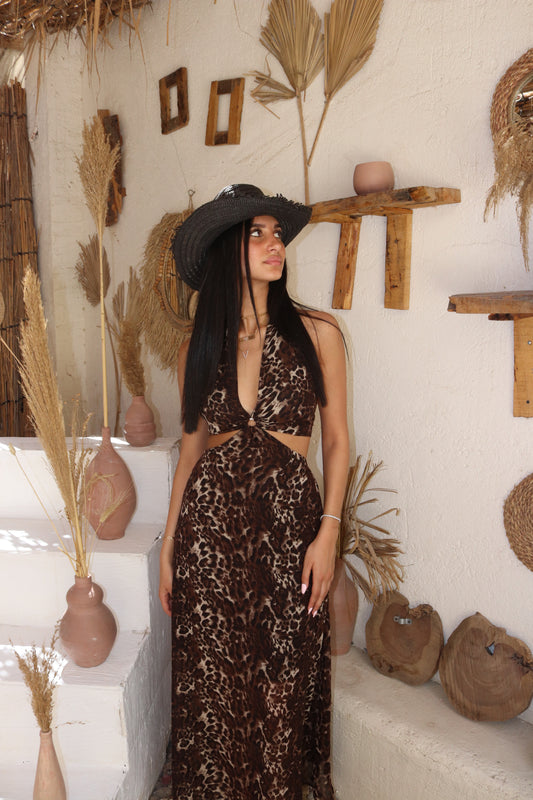 * Leopard Dress