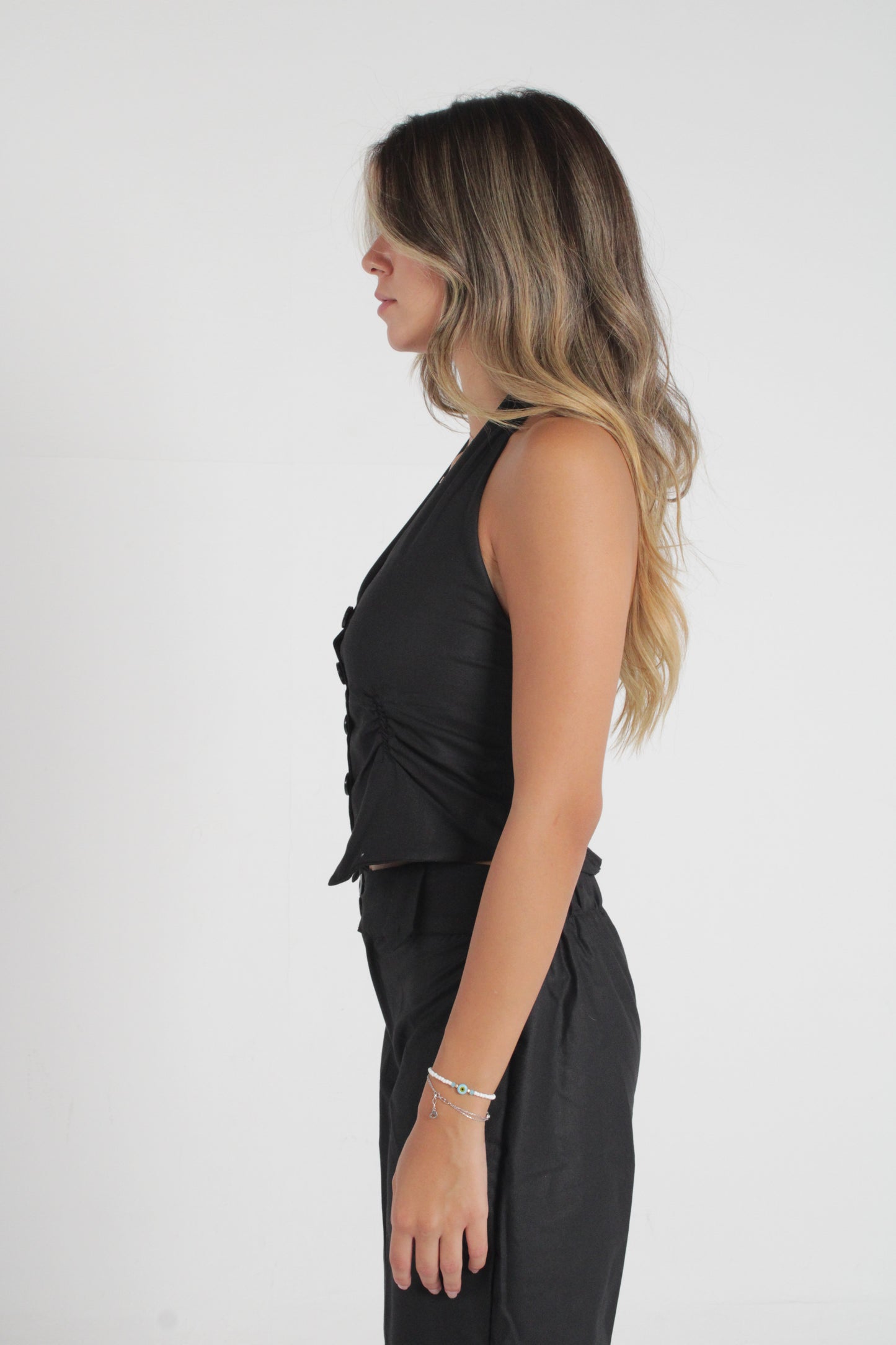 Tailored Halter Vest