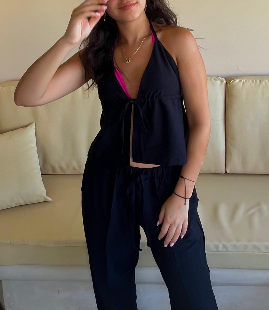 Halter Linen Top